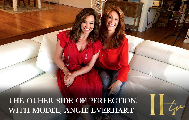 The other side of perfection, with model, Angie Everhart